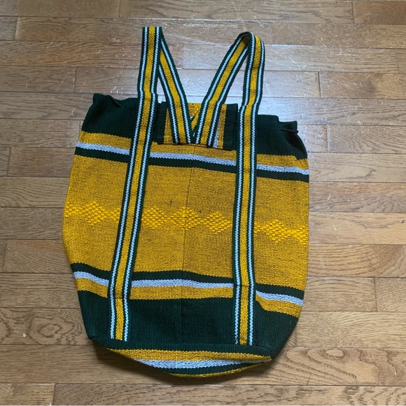 Green Bay Packers Embroidered Knit Backpack / Tote - Picture 4 of 7
